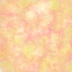 Illustration, Bokeh Lights Pink With Yellow, Background