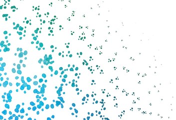 Light Blue, Green vector pattern with lava shapes.