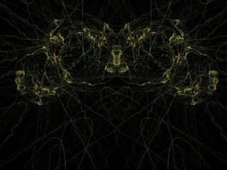Imaginatory fractal background Image