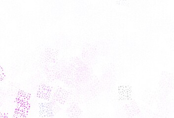 Light Purple vector background with abstract shapes.