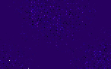 Light Purple vector template with circles. Blurred bubbles on abstract background with colorful gradient. Pattern for ads, booklets.