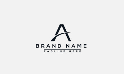 A Letter Logo Design Template Vector