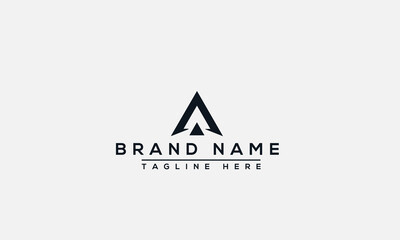 A Letter Logo Design Template Vector