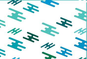 Light Blue, Green vector pattern with narrow lines.