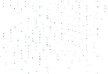 Light Blue, Green vector backdrop with lines, rectangles.