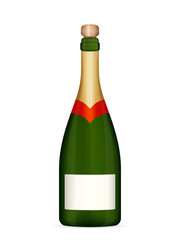 Champagne bottle