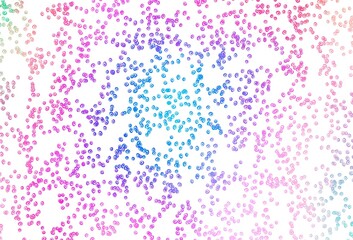 Light Pink, Blue vector layout with circle shapes.