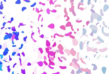 Light Multicolor, Rainbow vector template with memphis shapes.