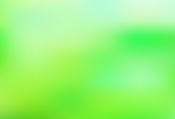 Light Green vector blurred template.
