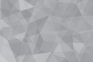 Fototapeta premium pattern of gray geometric shapes with light middle abstract background