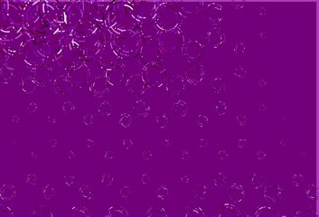 Light purple vector pattern with spheres.