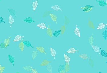 Light Green, Yellow vector hand painted backdrop.