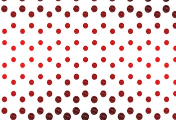 Light red vector cover with spots.