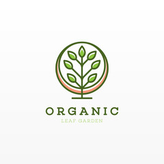 Organic logo template
