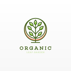 Organic logo template