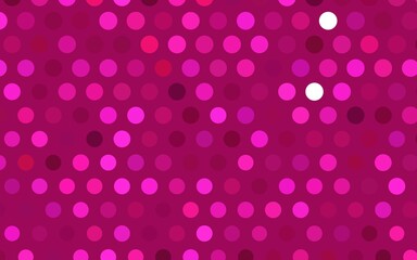 Light Pink vector pattern with spheres. Modern abstract illustration with colorful water drops. Design for business adverts.