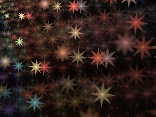 Imaginatory fractal background Image