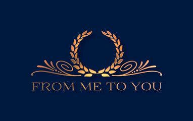 From me to you con sfondo colorato