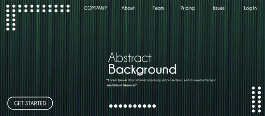 Creative mind vector website landing page design template