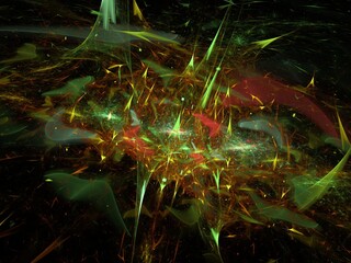 Imaginatory fractal background Image