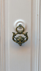 Door knocker and door