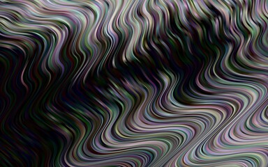 Dark Silver, Gray vector pattern with lava shapes. Blurred geometric sample with gradient bubbles.  The best blurred design for your business.