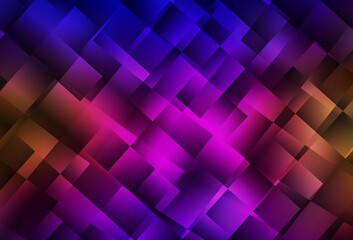 Dark Blue, Red vector background with rectangles.