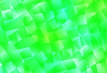 Light Green, Yellow vector abstract mosaic pattern.