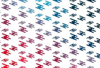 Light Blue, Red vector backdrop with long lines.