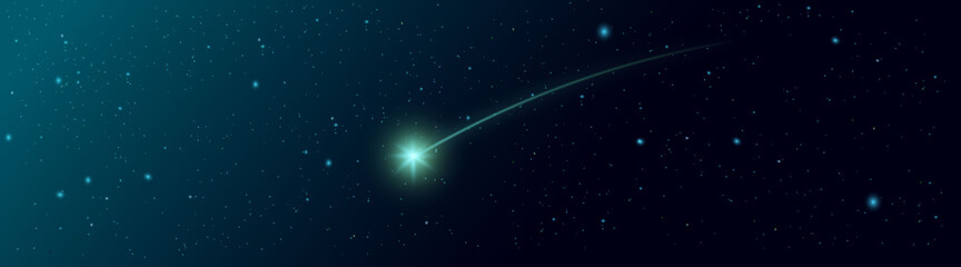 冬の星空と流れ星（願い事、奇跡、前兆、予兆、天のお告げ）