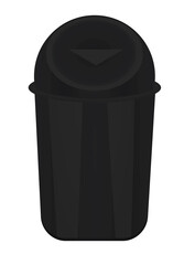 Home recycle bin. vector illustration