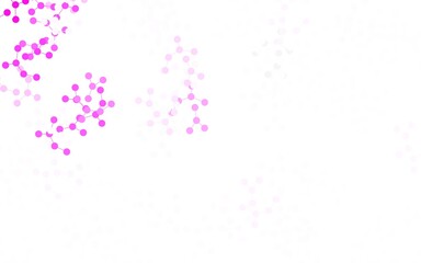 Light Pink vector texture with artificial intelligence concept.