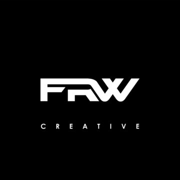 FRW Letter Initial Logo Design Template Vector Illustration