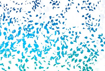 Light BLUE vector backdrop with abstract shapes.