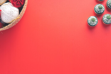 Fondo rojo para Navidad y Fin de Año