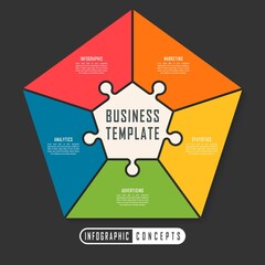 Infographic timeline template can be used for chart, diagram, web design, presentation, advertising, history