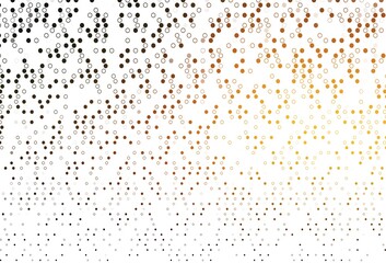 Light Yellow, Orange vector layout with circle shapes.