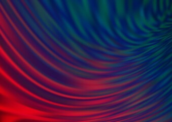 Dark Blue, Red vector blurred and colored background. Modern geometrical abstract illustration with gradient. The template can be used for your brand book.