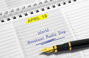 Note: World Amateur Radio Day