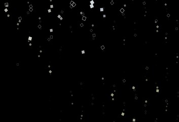 Dark Black vector template with square style.