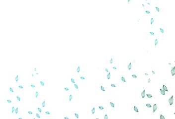 Light Blue, Green vector hand painted background.