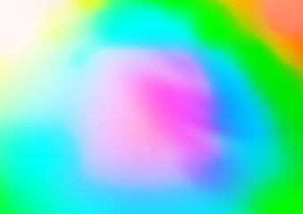 Light Multicolor, Rainbow vector blurred shine abstract pattern. An elegant bright illustration with gradient. The blurred design can be used for your web site.