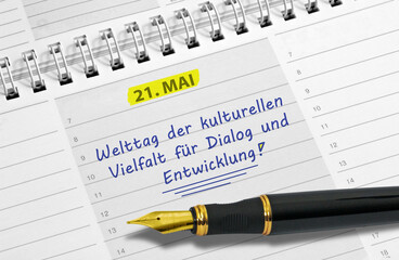 21. Mai, Welttag der Kultur. Vielfalt für Dialog und Entwicklung