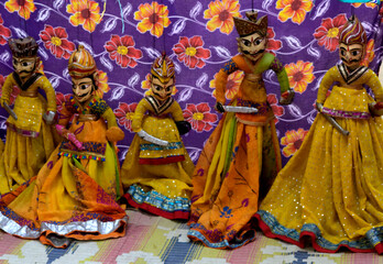Hand made puppets called kathputli in inda. It is the piece of tradition in state of Rajasthan...