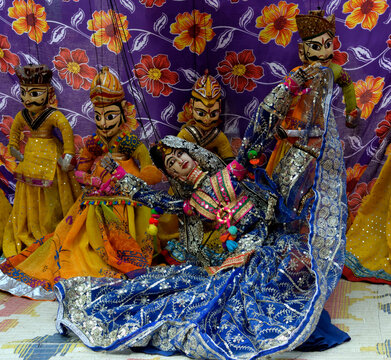 Hand made puppets called kathputli in inda. It is the piece of tradition in state of Rajasthan India 