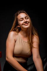 Fototapeta premium Smiling female model