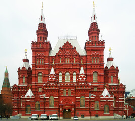 History Museum at Red Square in Moscow, Russia