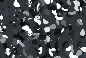 Light Black vector backdrop with abstract shapes.