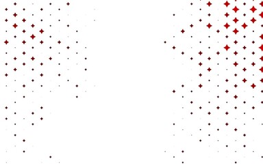 Light Red vector pattern with christmas stars. Stars on blurred abstract background with gradient. The pattern can be used for wrapping gifts.