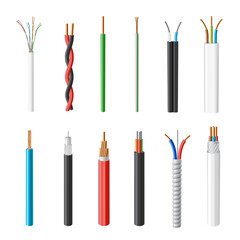Electrical cables set, electronic industrial wire kit